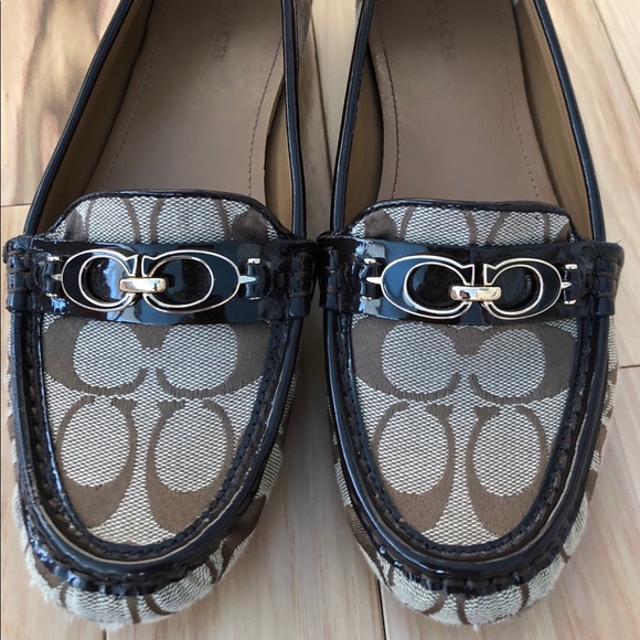 Coach Shoes - COACH BROWN LOAFERS